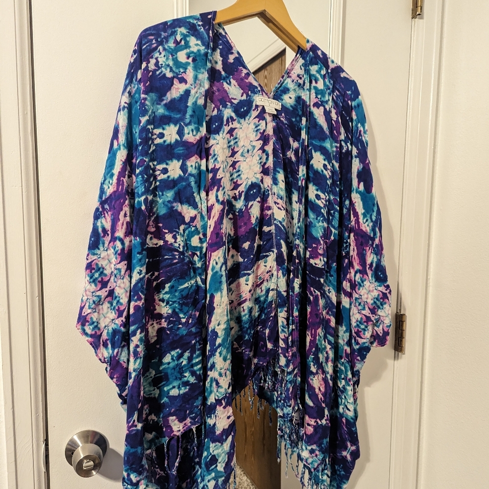 Cotton on Tie dye kimono